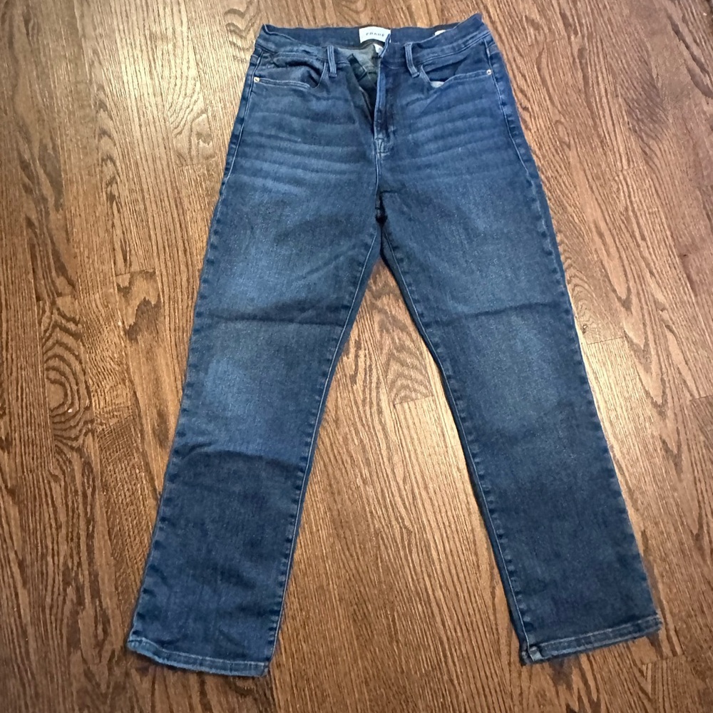 Frame Le High Straight Jeans, size 31